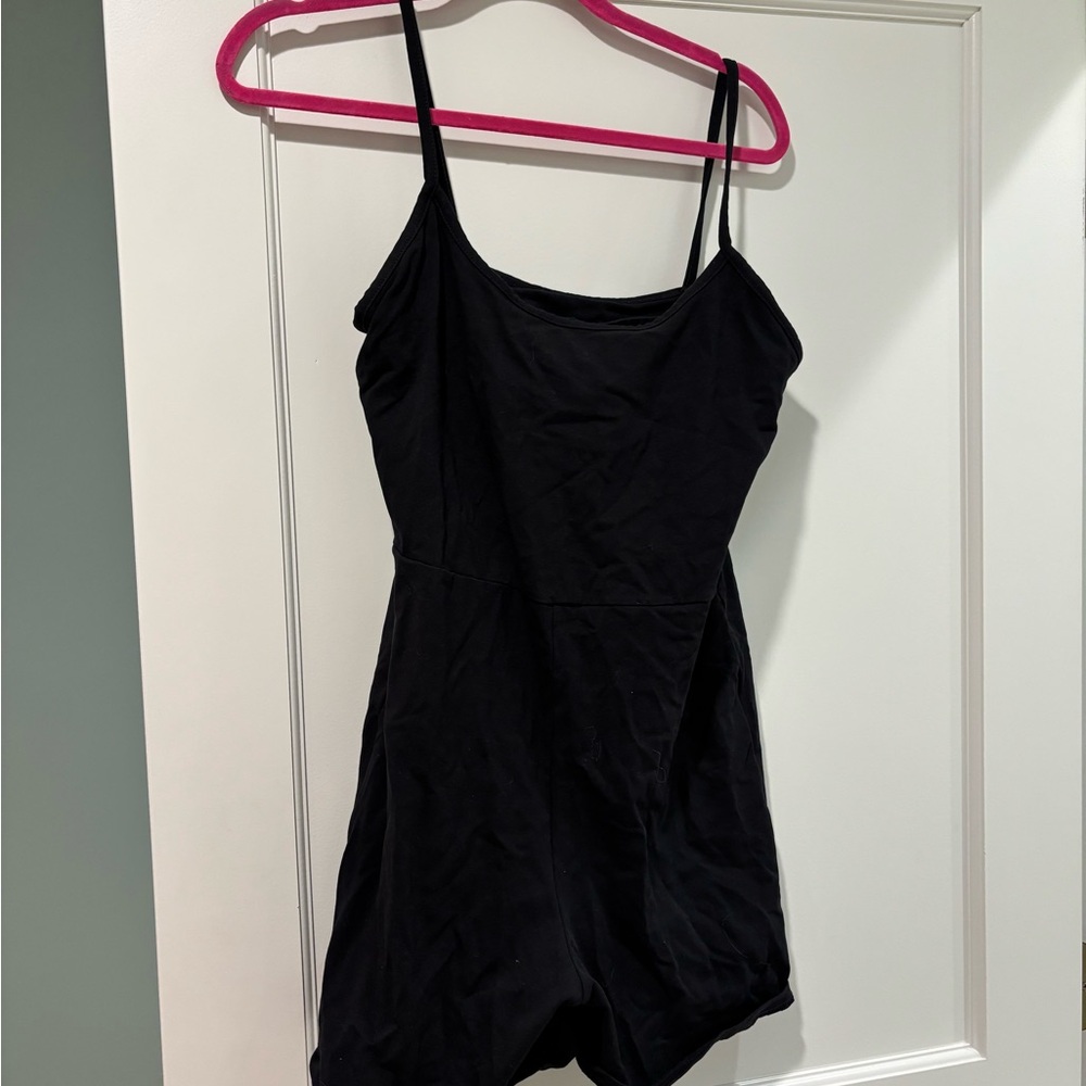NWOT MADEWELL XL Black Women's Romper